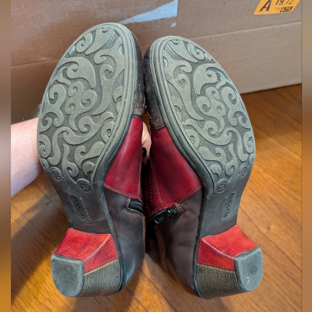 Remonte Leather Ankle Boots Size 39 - Picture 14 of 16